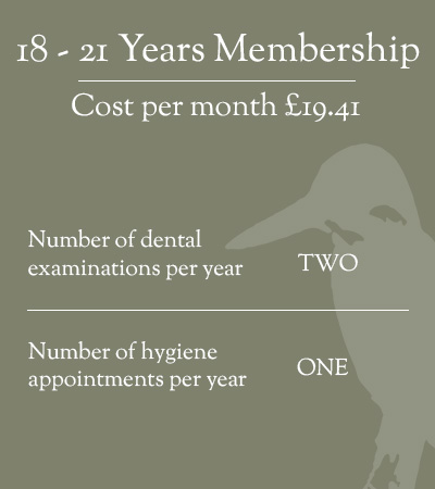 River dental payment plan 18 - 21 Years 2026